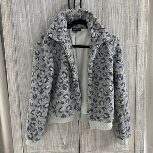 Beyond Yoga Sherpa Bomber Zip Teddy Jacket